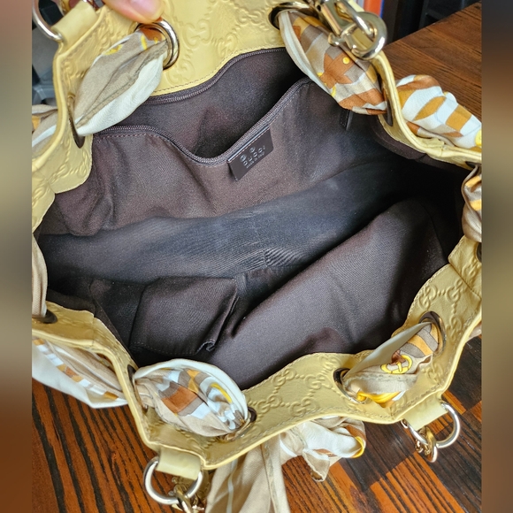 EUC Vintage Guccissima Positano Scarf Tote - Picture 11 of 17